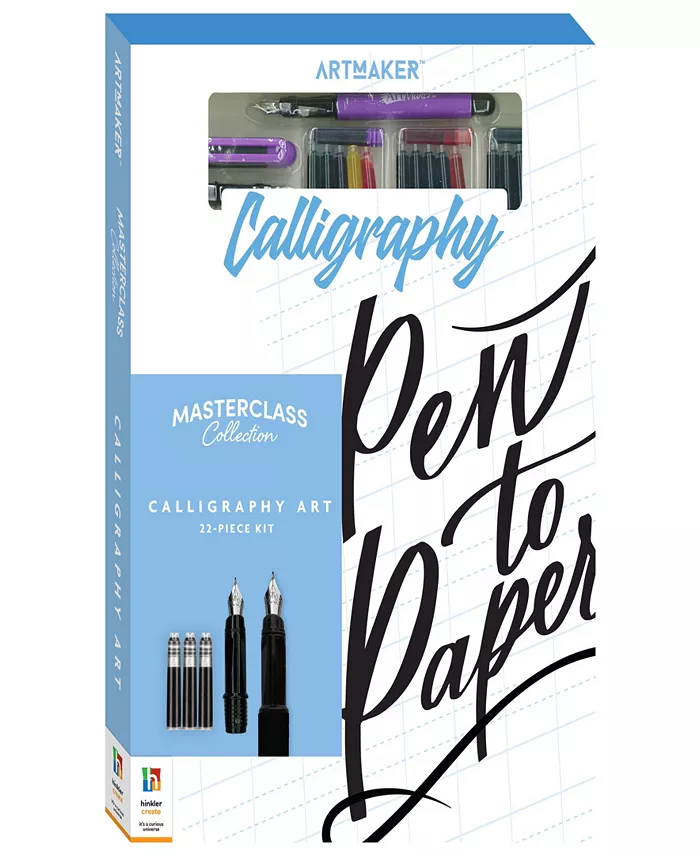 Art Maker Master class Collection Calligraphy Art Kit Beginner To Advanced Calligraphy Calligraphy Guide Calligraphy Equipment Craft Kits Arts And Cra - Mycitystee