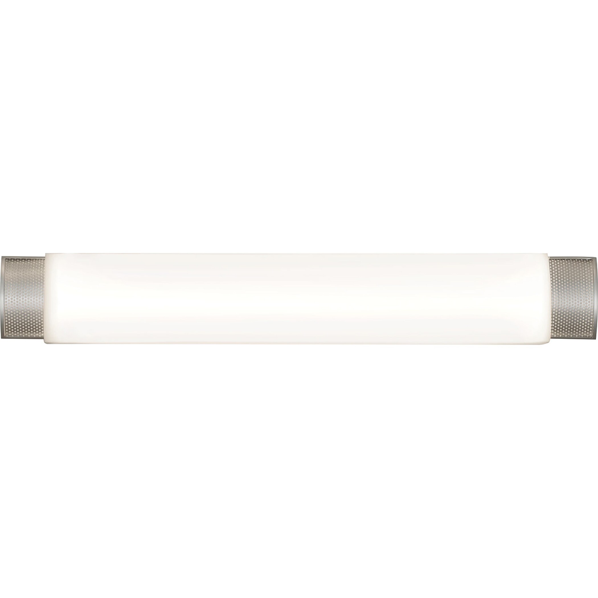 Charlotte 29-inch Satin Nickel LED Vanity， White Shade - Mycitystee