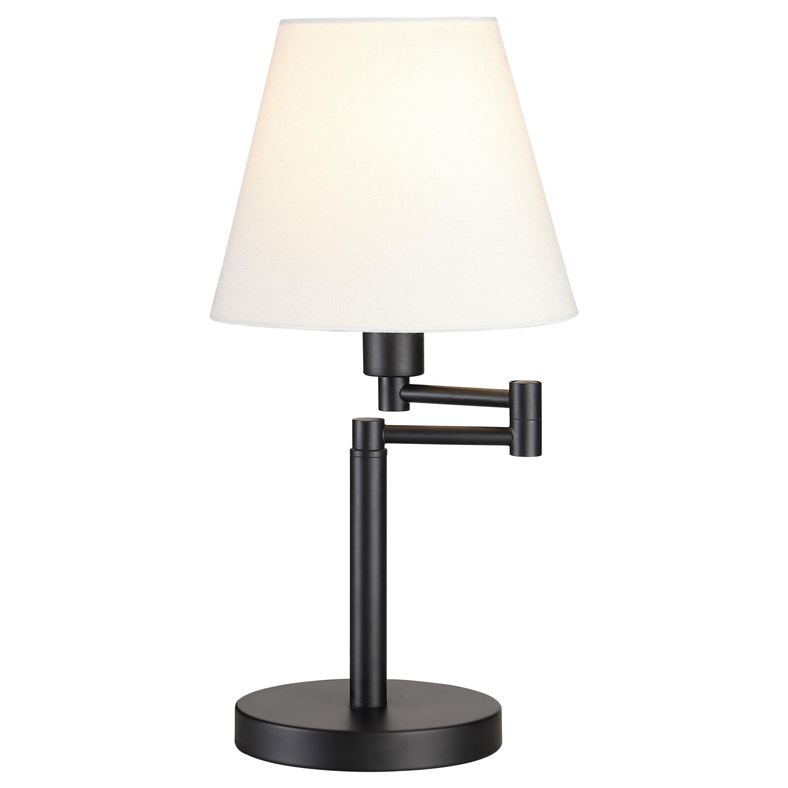 Coaster Furniture Colombe Matte Black Metal Rotatable Frame Table Lamp - 10.00