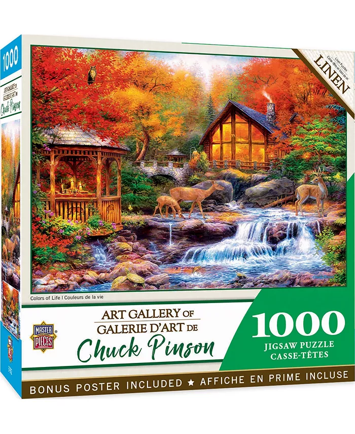 MasterPieces Puzzles MasterPieces 1000 Piece Jigsaw Puzzle - Colors of Life - Mycitystee