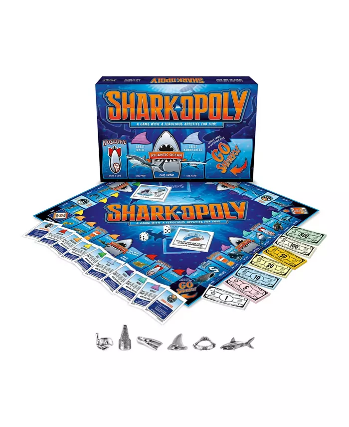 Late for the Sky Shark-Opoly Board Game - Mycitystee