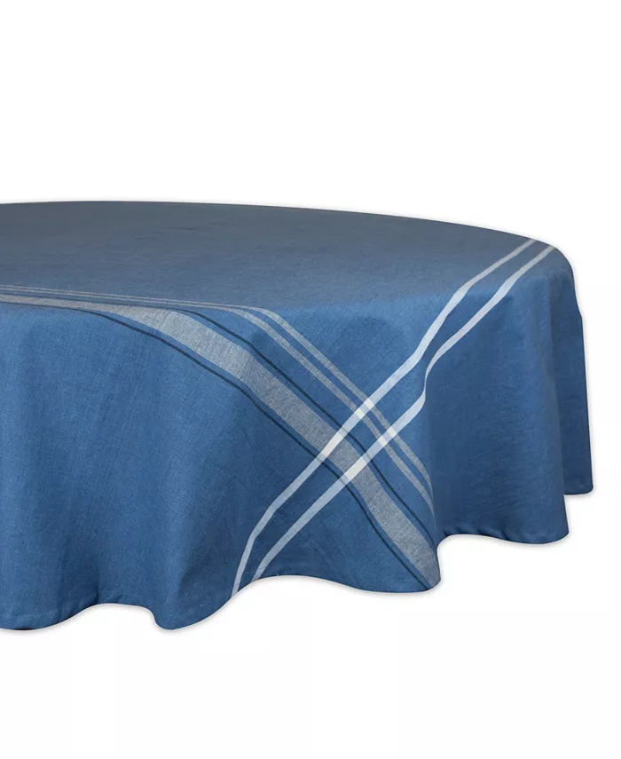 Design Imports French Chambray Tablecloth 70