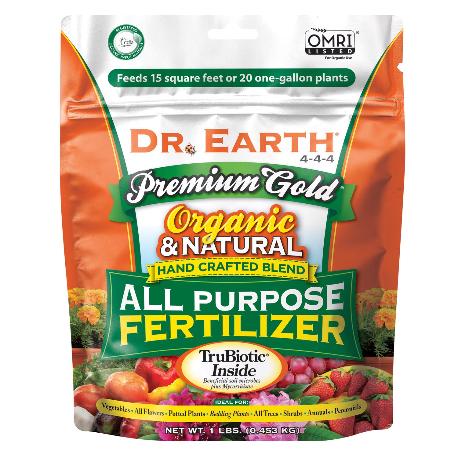 Dr. Earth Premium Gold Organic Granules All Purpose Plant Food 1 lb - Mycitystee