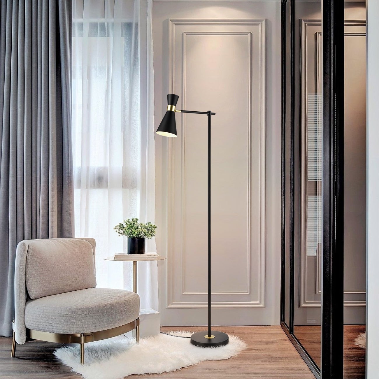 Light Society Jino Floor Lamp - Black - Mycitystee