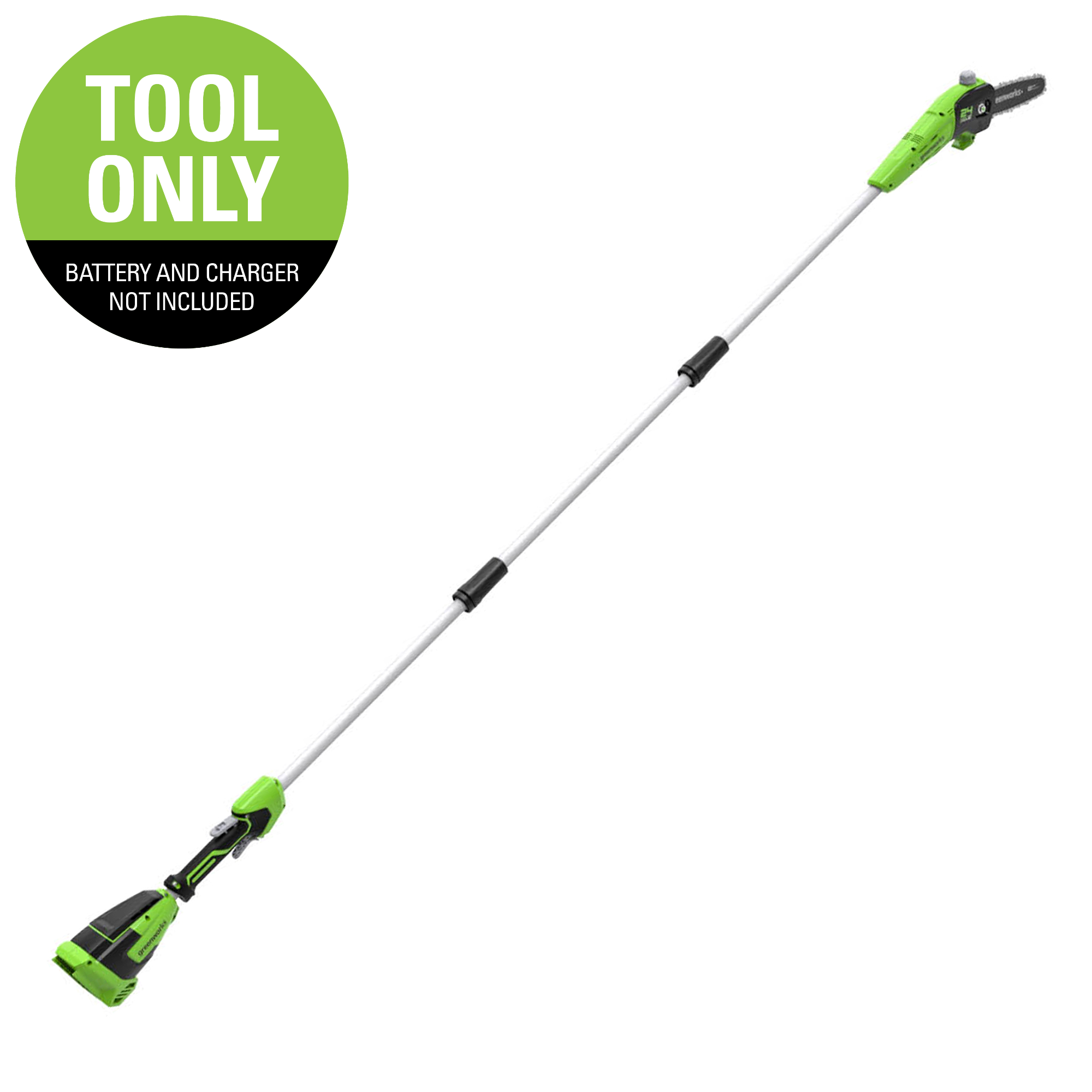 24V 8-Inch Cordless Pole Saw (Tool Only) | Greenworks Tools - Mycitystee