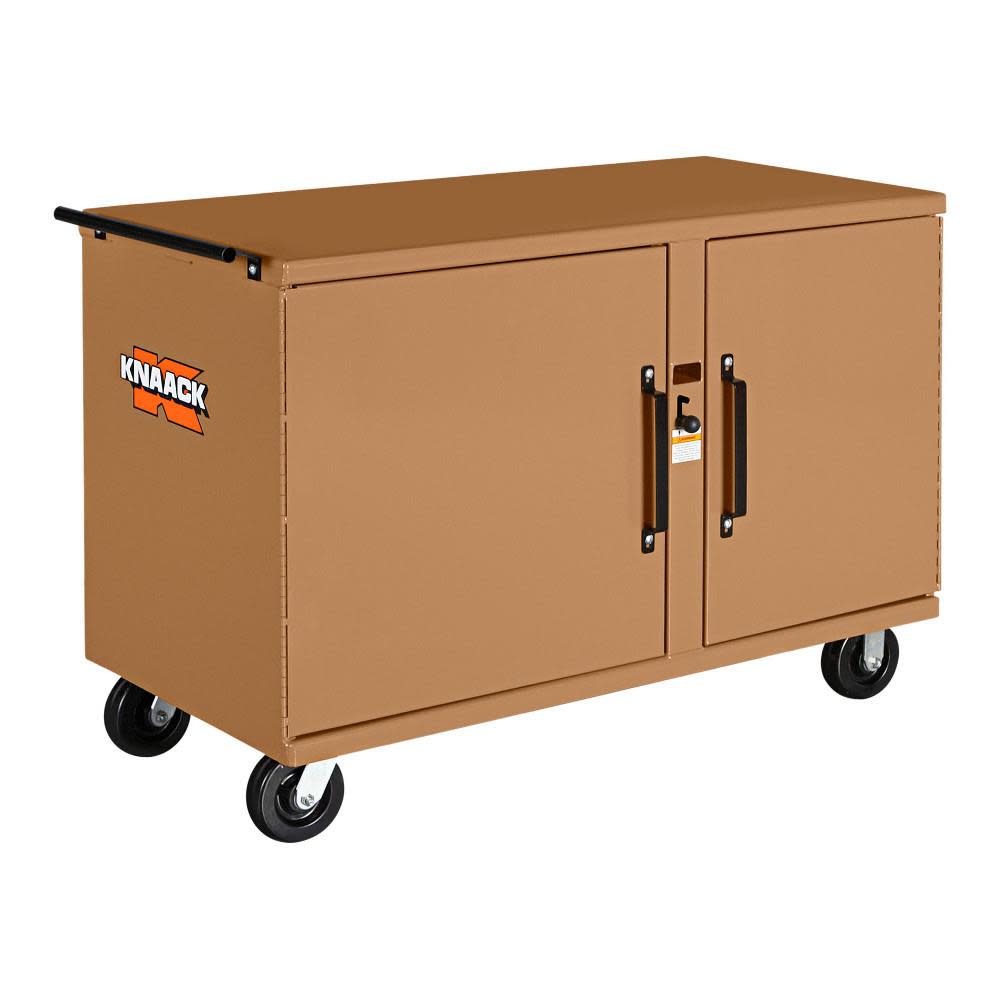 Knaack 26-in W x 54.25-in L x 37.33-in Steel Jobsite Box 59 from Knaack - Mycitystee