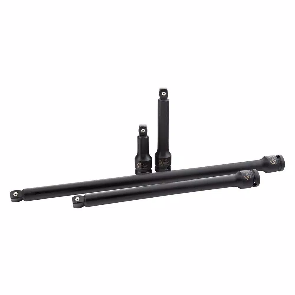 SUNEX TOOLS 1/2 in. Wobble Drive Extension Impact Socket Set (4-Piece) and#8211; XDC Depot - Mycitystee
