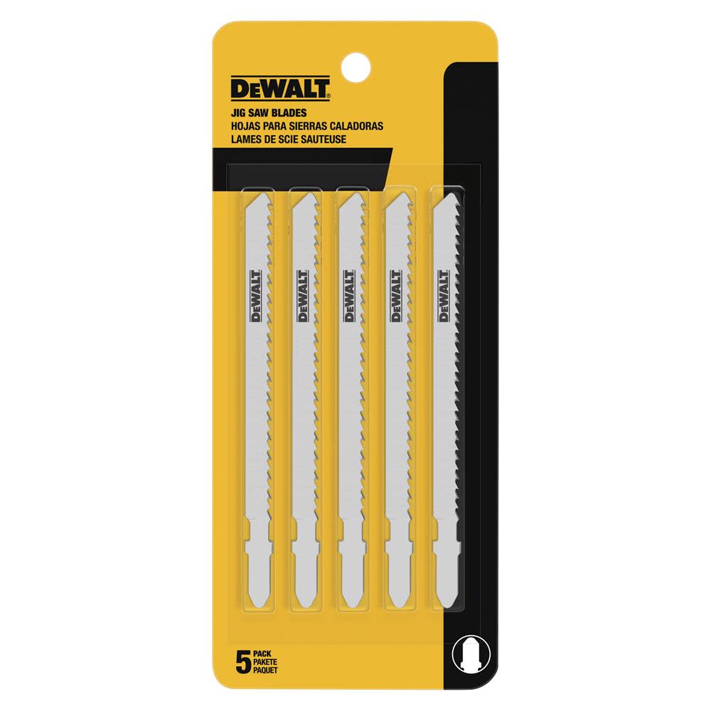 DEWALT 5PK 6TPI Fast/Rough Wood JS BLD DW3750-5 from DEWALT - Mycitystee