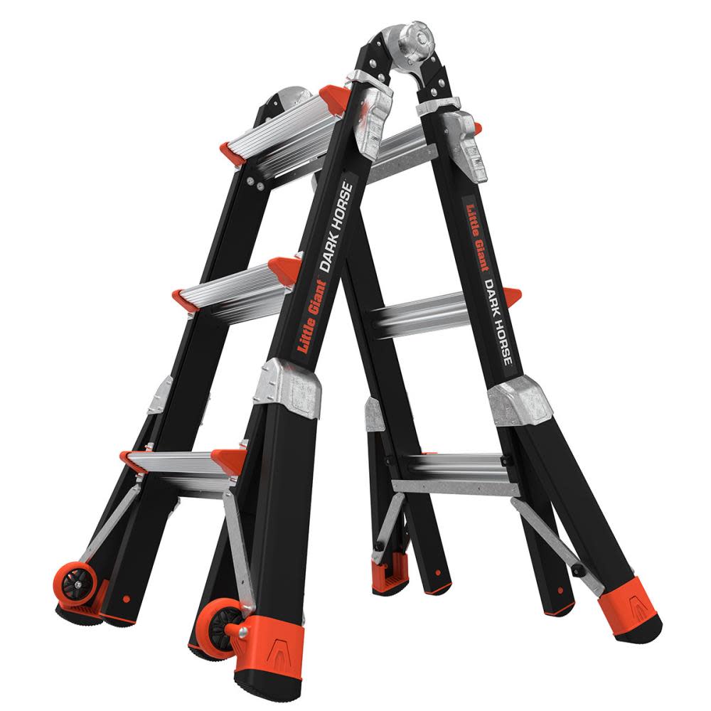Dark Horse M13 Fiberglass Multi-Position Ladder - Mycitystee