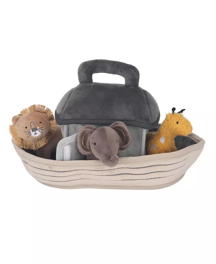Lambs Ivy Baby Noah Interactive Plush Boat Ark with Stuffed Animal Toys - Mycitystee