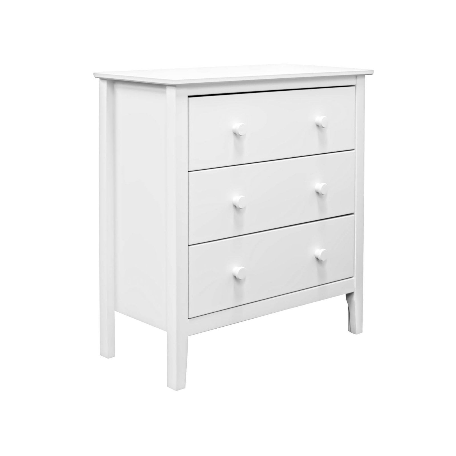 Solid Wood Easy Pieces 3 Drawer Chest - White - - 36293836 - Mycitystee