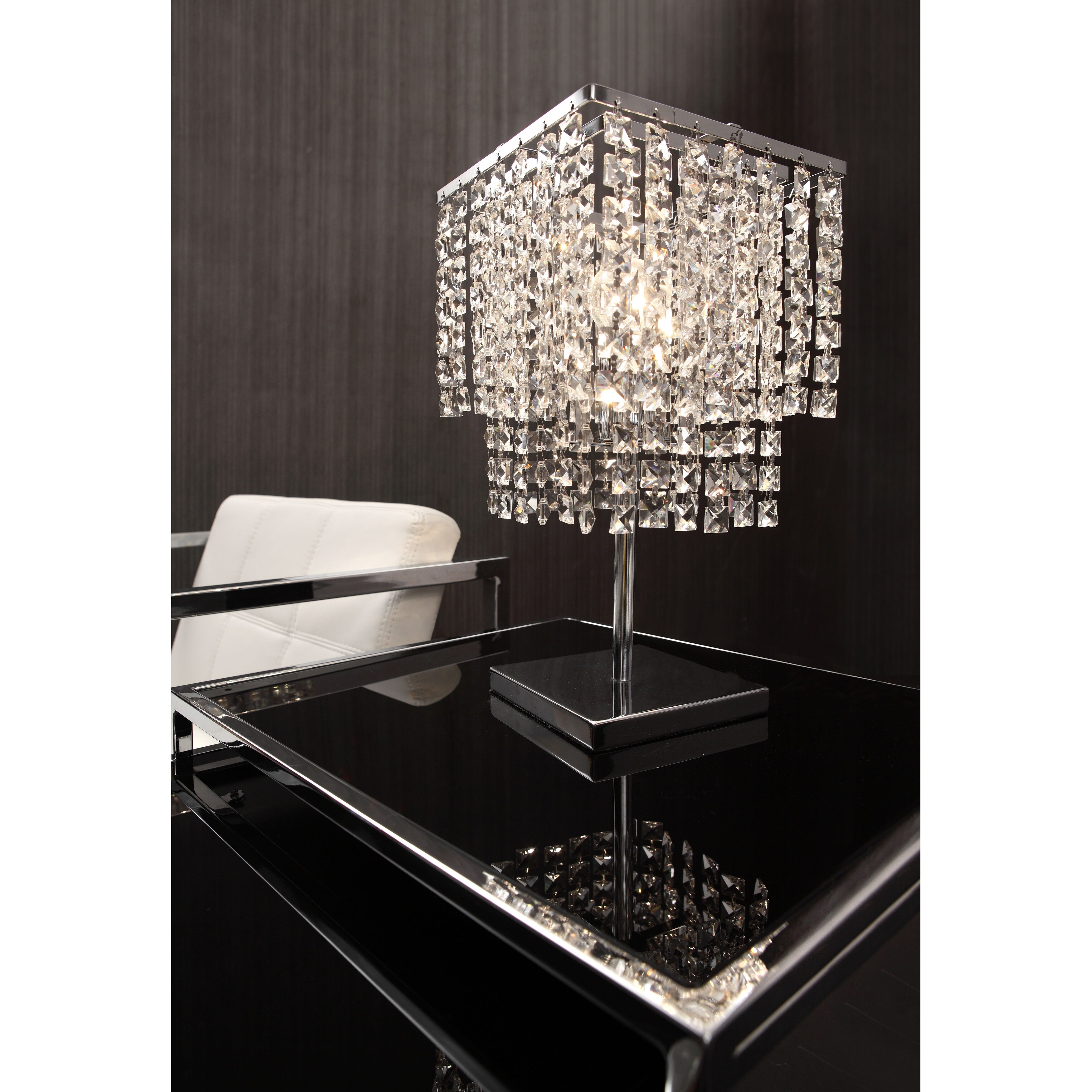 Aberdeen Stars Table Lamp Chrome - Mycitystee