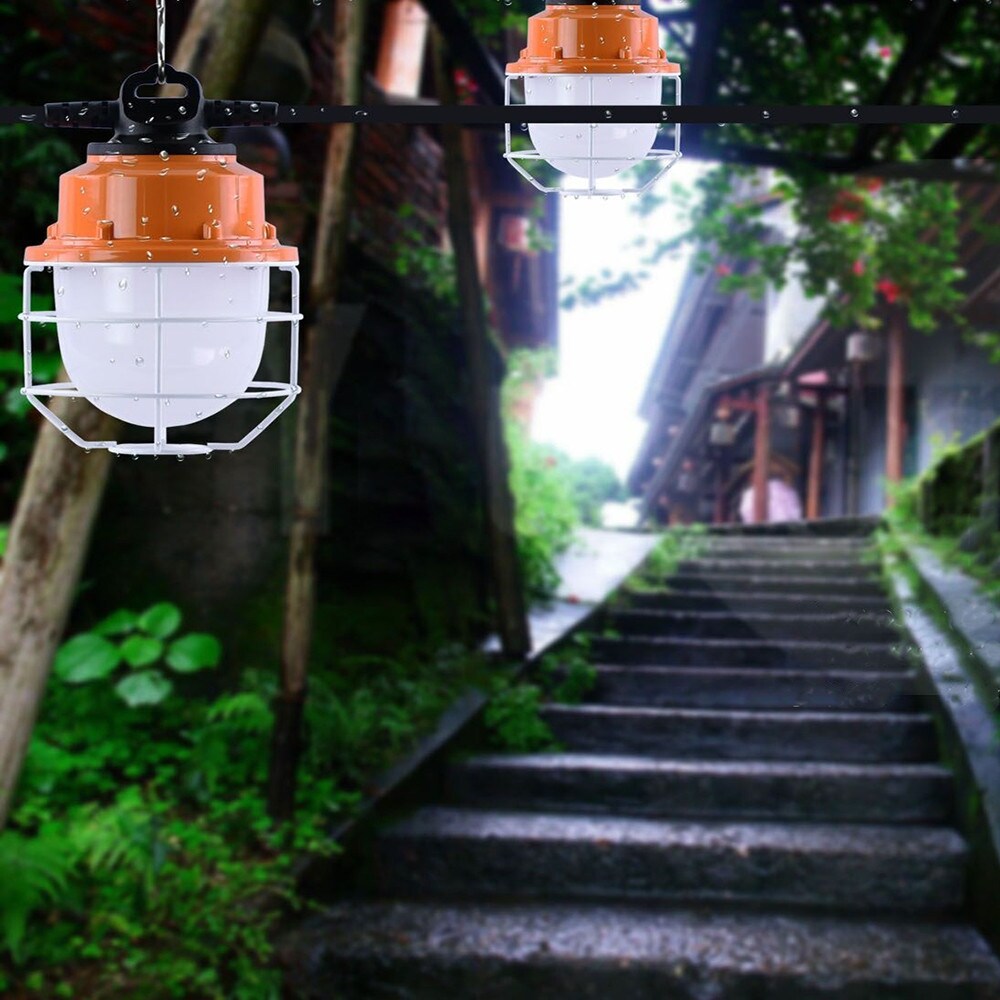 100W LED Temporary Construction Hanging Work Light Fixture Daylight 10400Lm - Mycitystee