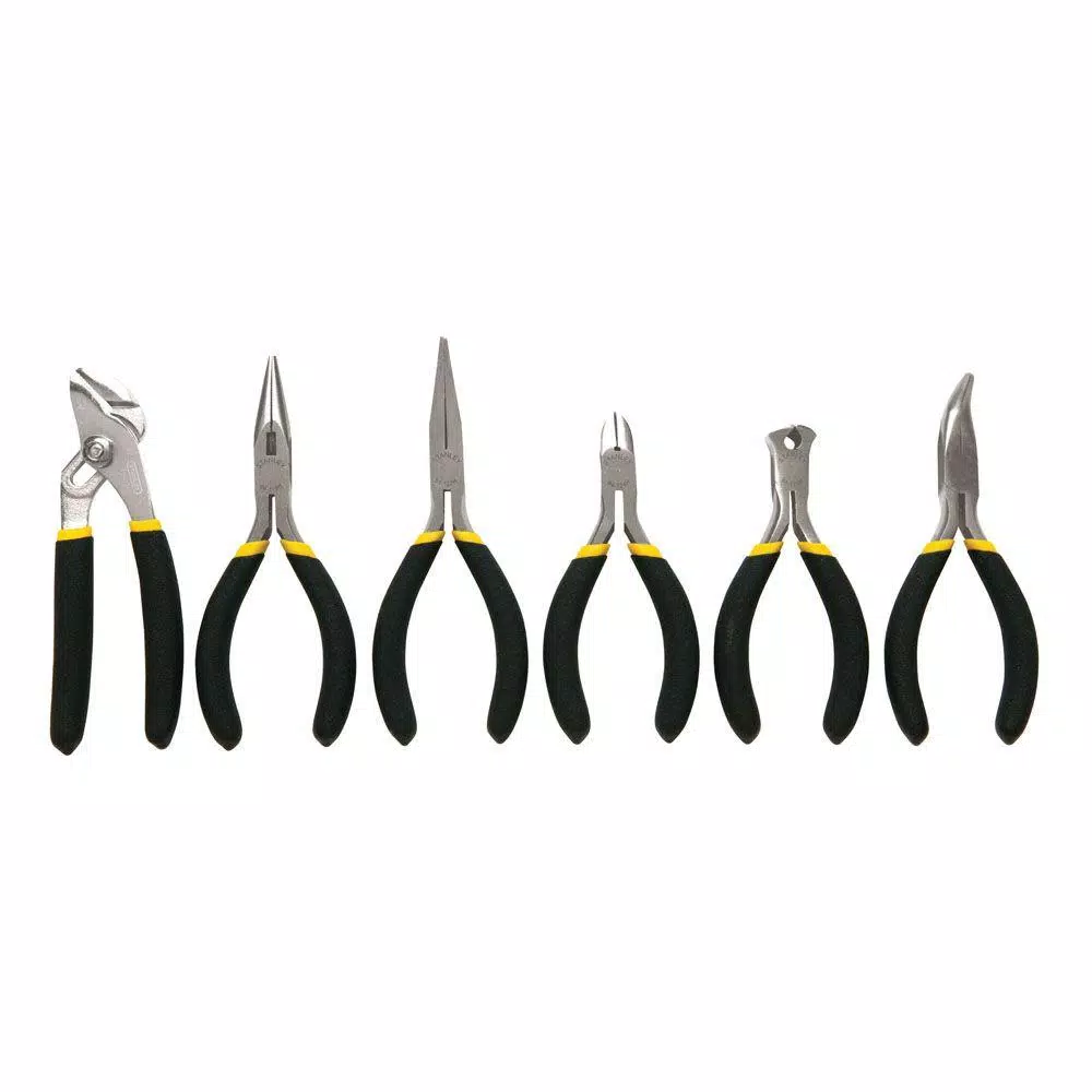 Stanley Bi-Material Mini Plier Set (6-Piece) and#8211; XDC Depot - Mycitystee