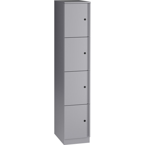 Lorell Trace Single-Wide Four-Door Locker (01922) - Mycitystee