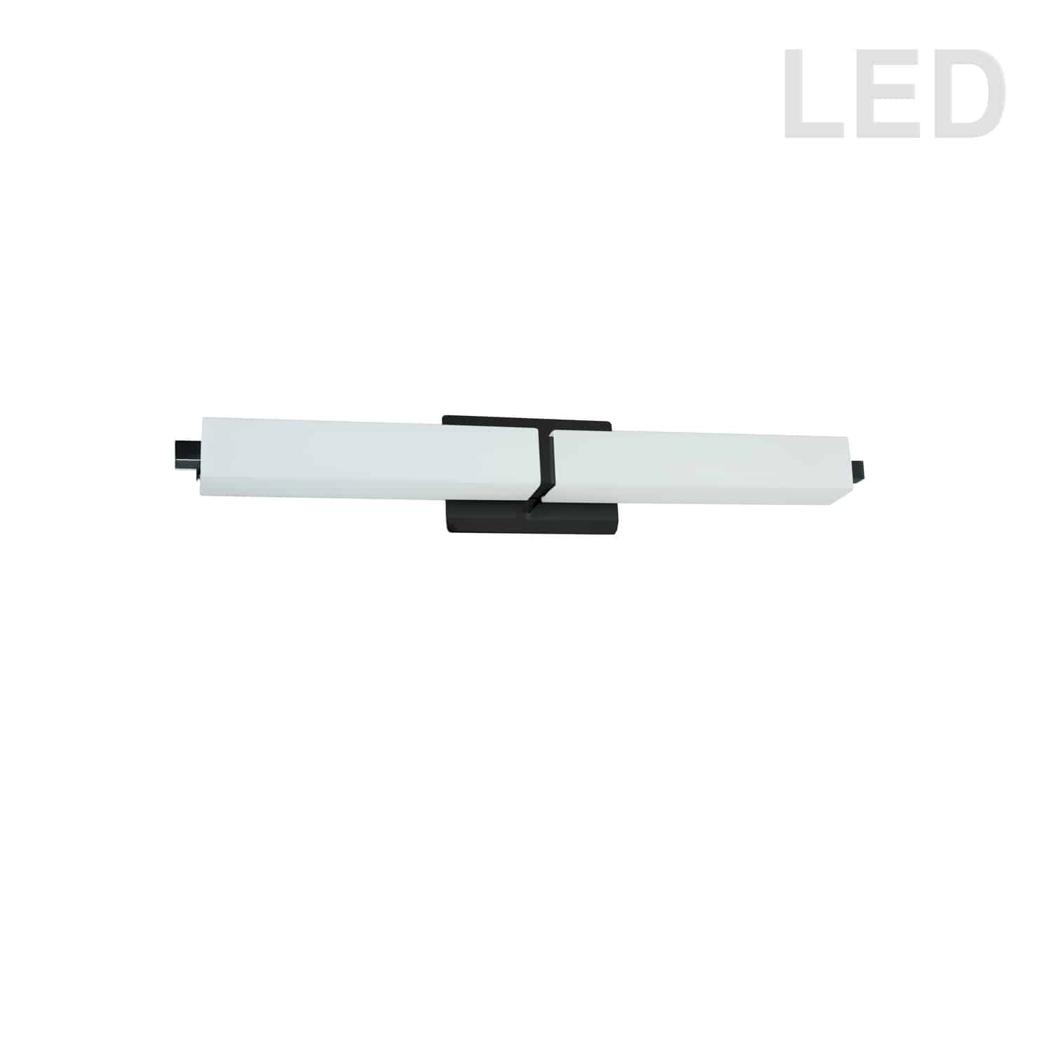 Dainolite 34W Contemporary Matte Black Luxury vanity lights Modern Bathroom Vanity Light Integrated LED - Mycitystee