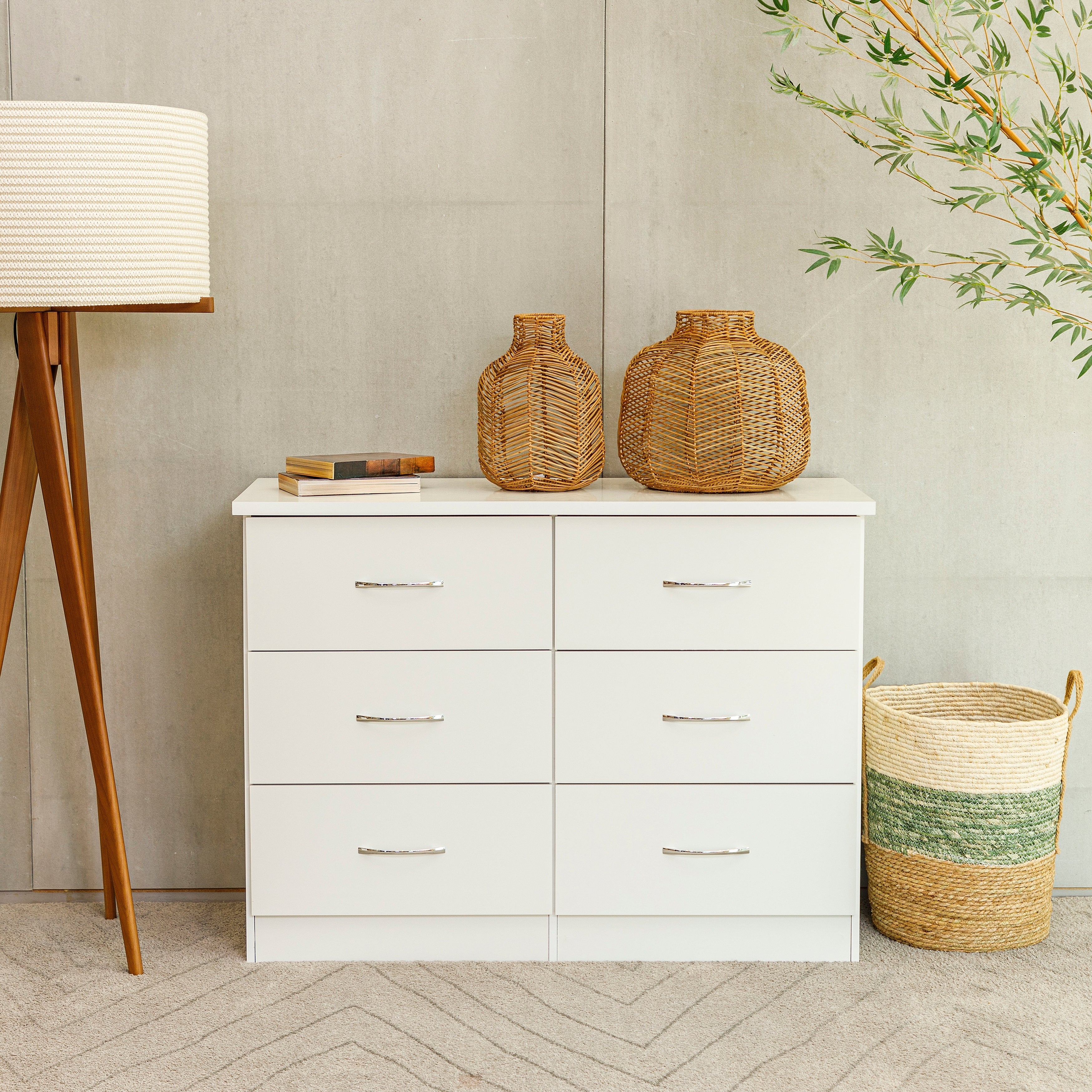 Herval Nevada 6 Drawer Dresser - - 36094924 - Mycitystee