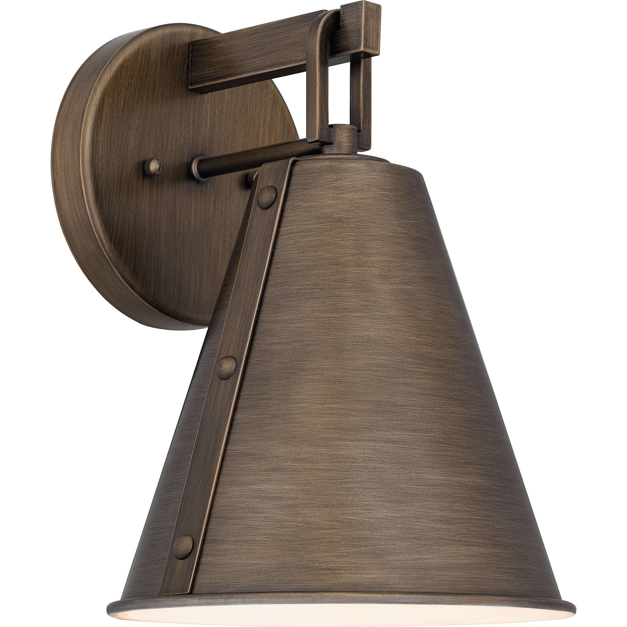 Hyde 1-Light Burnished Bronze Outdoor Wall Lantern|Bronze - Mycitystee
