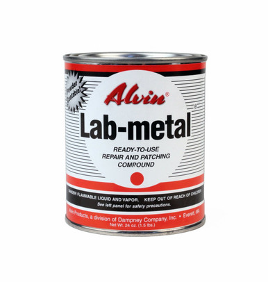 Alvin 24 oz Lab Metal Repair Putty Dent Filler  Patching Compound - Mycitystee