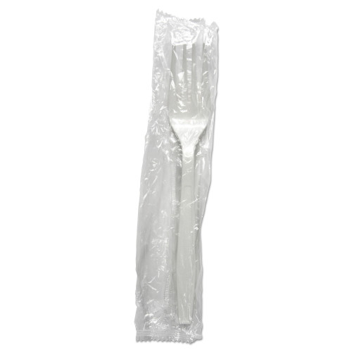 Boardwalk Heavyweight Wrapped Polypropylene Cutlery， Fork， White， 1，000/Carton (FORKHWPPWIW) - Mycitystee