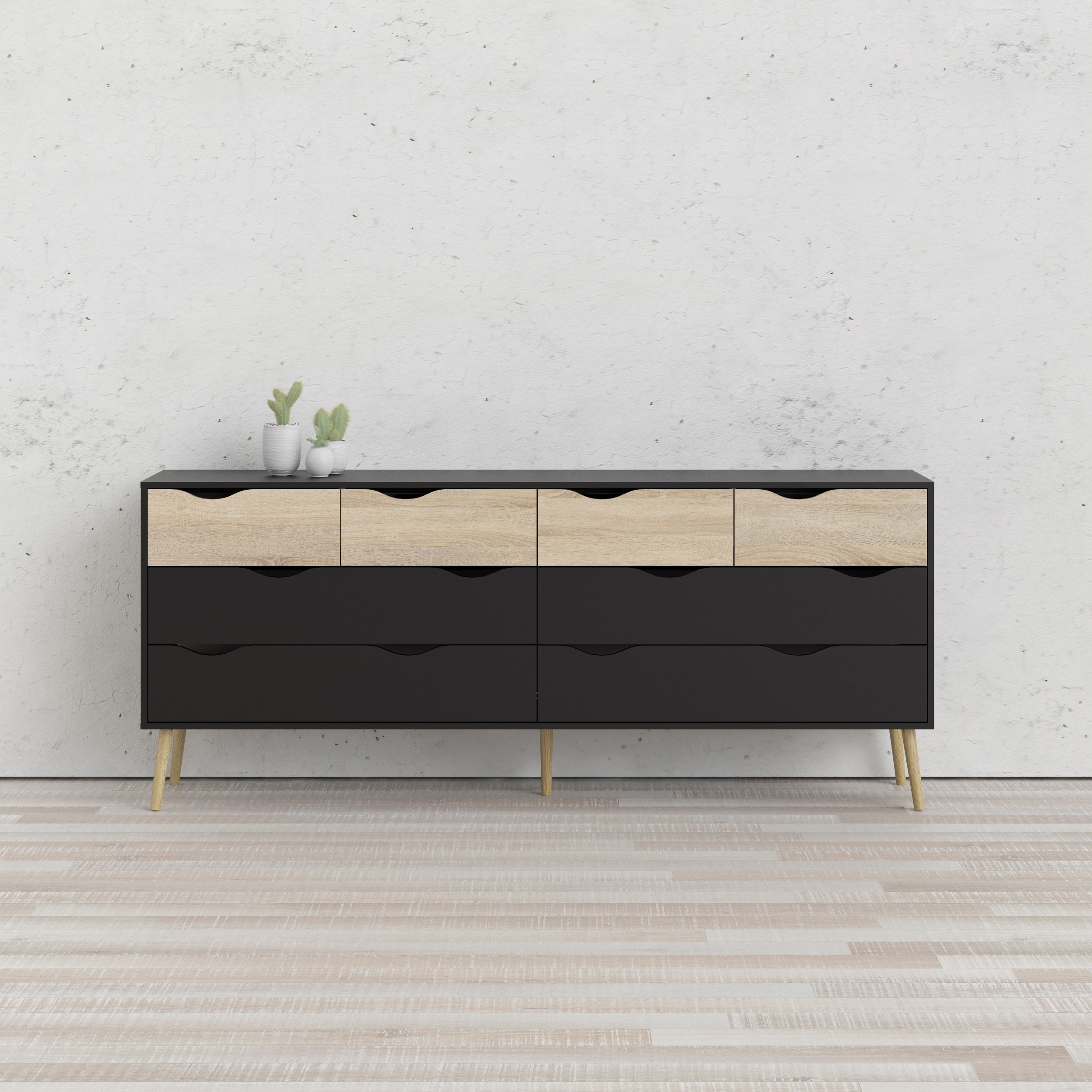 Carson Carrington Kristiansund Two-tone 8-drawer Dresser - - 35470997 - Mycitystee