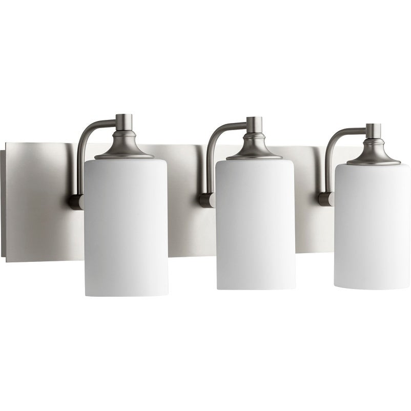 Celeste Satin Nickel 3-light Vanity Lighting - Mycitystee