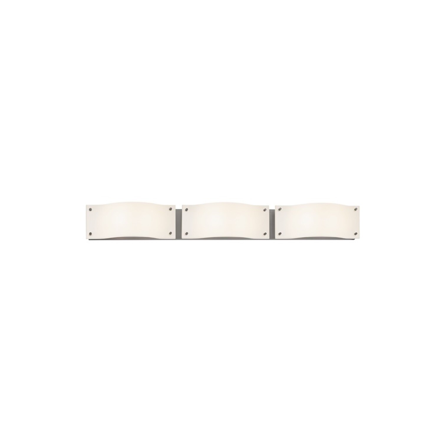 Oceana 3-light Satin Nickel LED Vanity - Mycitystee