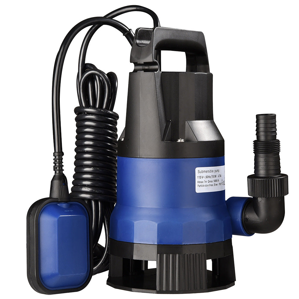 3/4HP Submersible Dirty Water Pump w/ Float 550w - Mycitystee