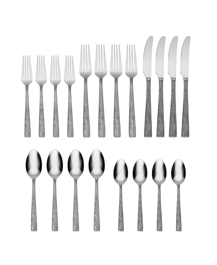 Oneida Elmcrest 20 Piece Everyday Flatware Set， Service For 4 - Mycitystee