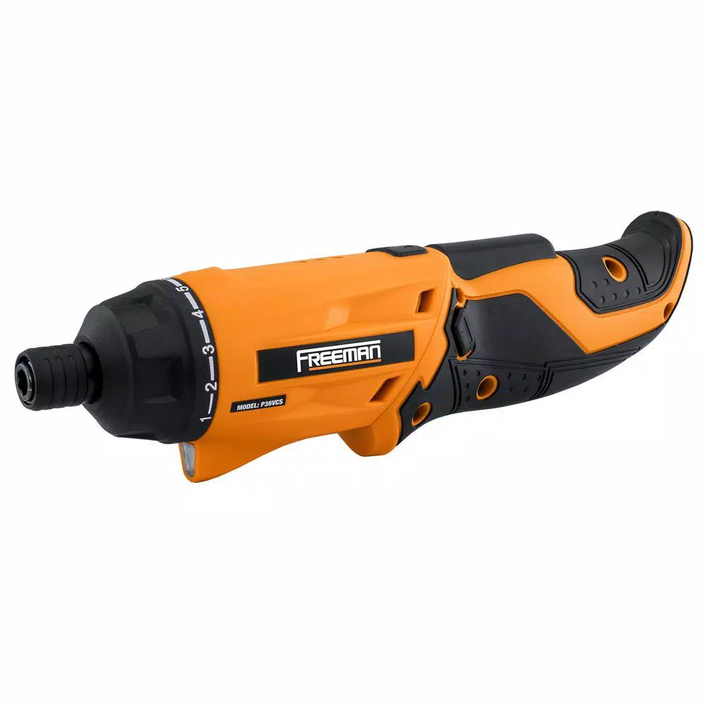 Freeman 3.6-Volt Lithium-Ion Cordless 1/4 in. Rechargeable Electric Screwdriver with Charger， Hex Bits， and Case and#8211; XDC Depot - Mycitystee