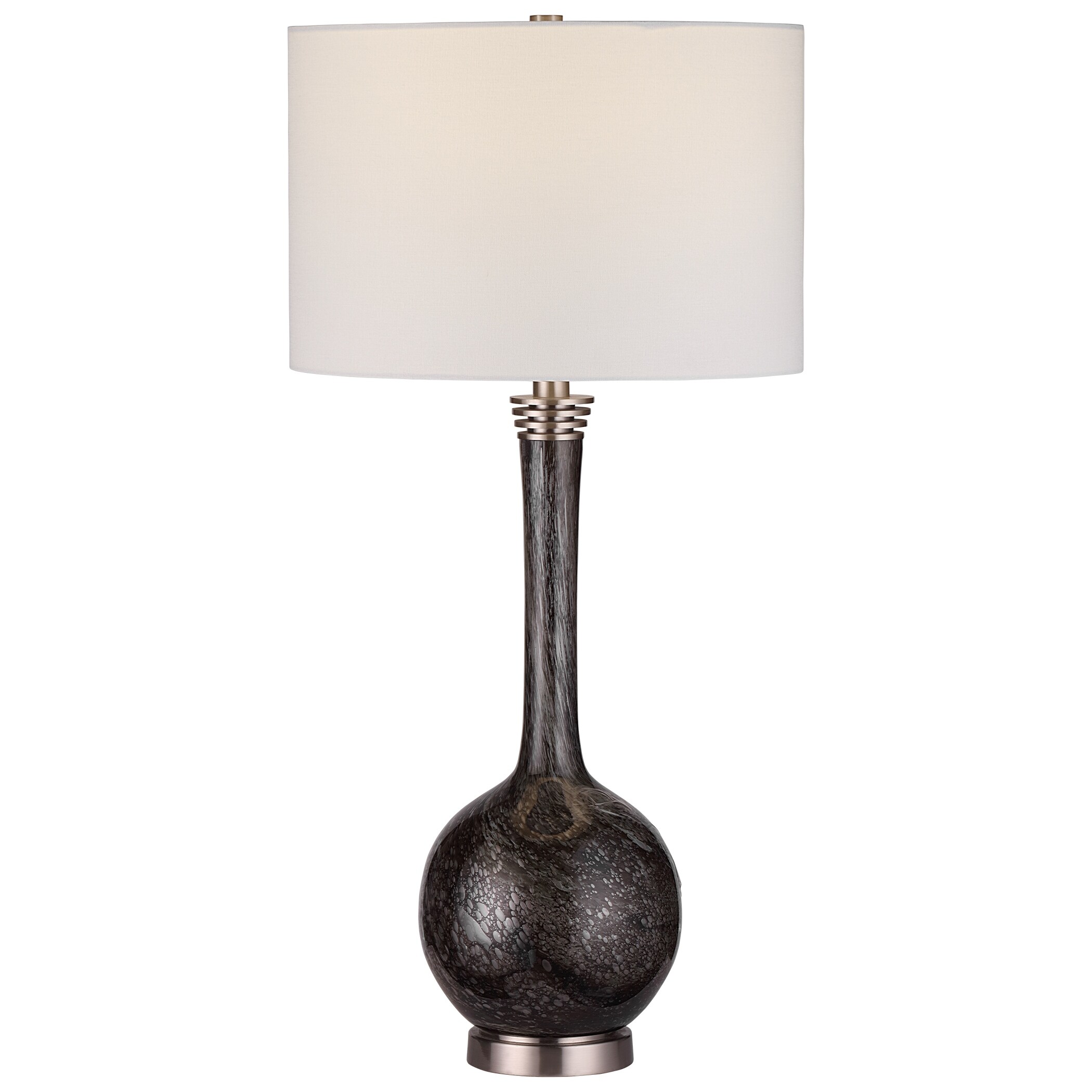 Uttermost Cosmos Charcoal Glass Buffet Lamp - 45.75