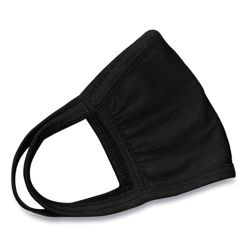GN1 Cotton Face Mask with Antimicrobial Finish， Black， 10/Pack (24446905) - Mycitystee