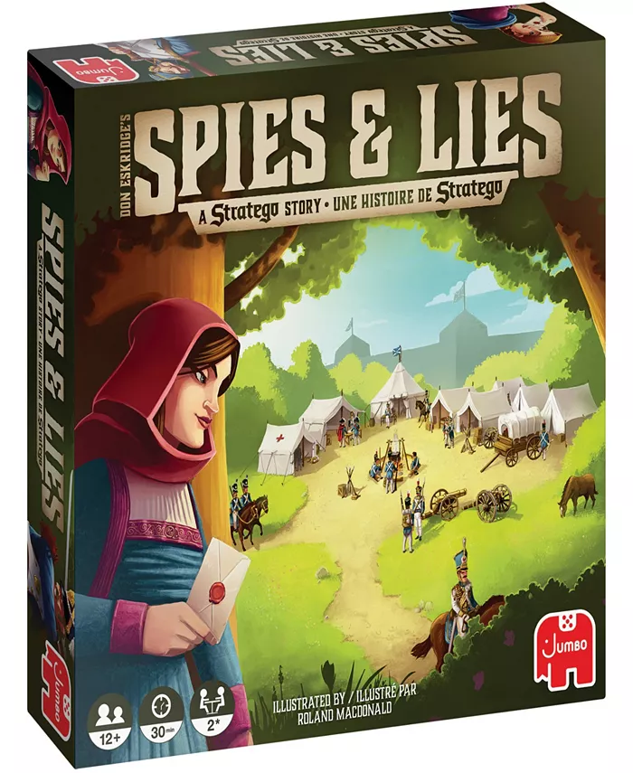 Jumbo Spies Lies a Strategy Story Board fame of Deduction Deception Games， Head-To-Head， 30 Minute Playing Time - Mycitystee