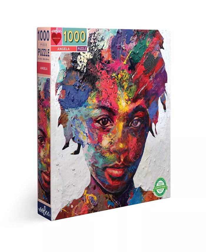 Eeboo Piece Love Angela 1000 Piece Square Adult Jigsaw Puzzle - Mycitystee