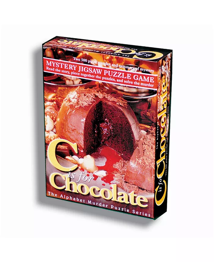 TDC Games C is for Chocolate Murder Mystery Jigsaw Puzzle- 1000 Pieces - Mycitystee