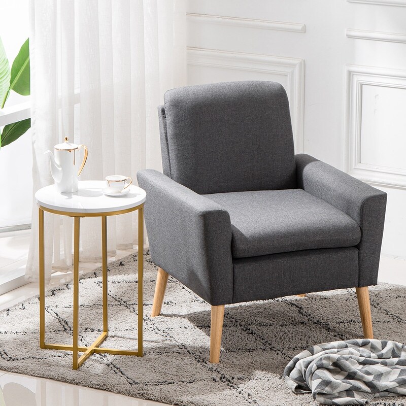 Modern Nightstand Living Room Round Side End Accent Coffee Table - Mycitystee