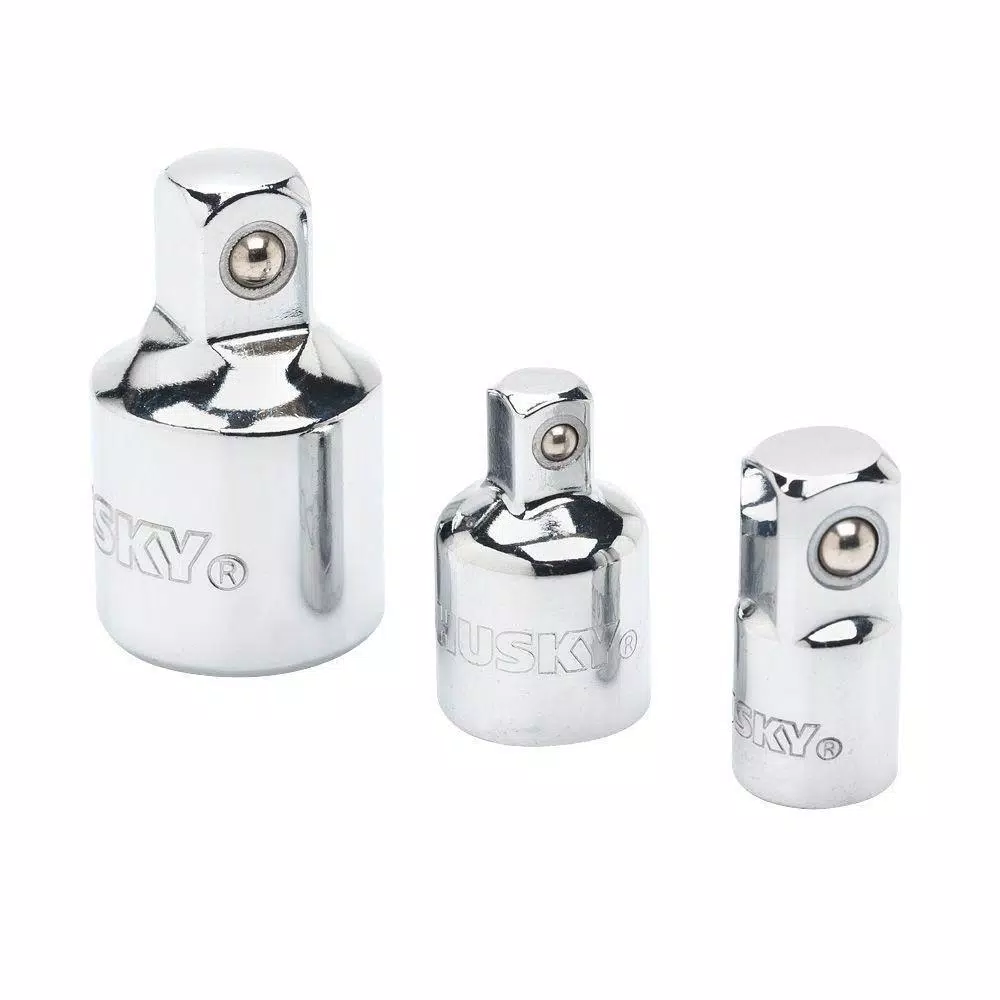 Husky 1/4 and 3/8 in. Drive Adapter Set (3-Piece) and#8211; XDC Depot - Mycitystee