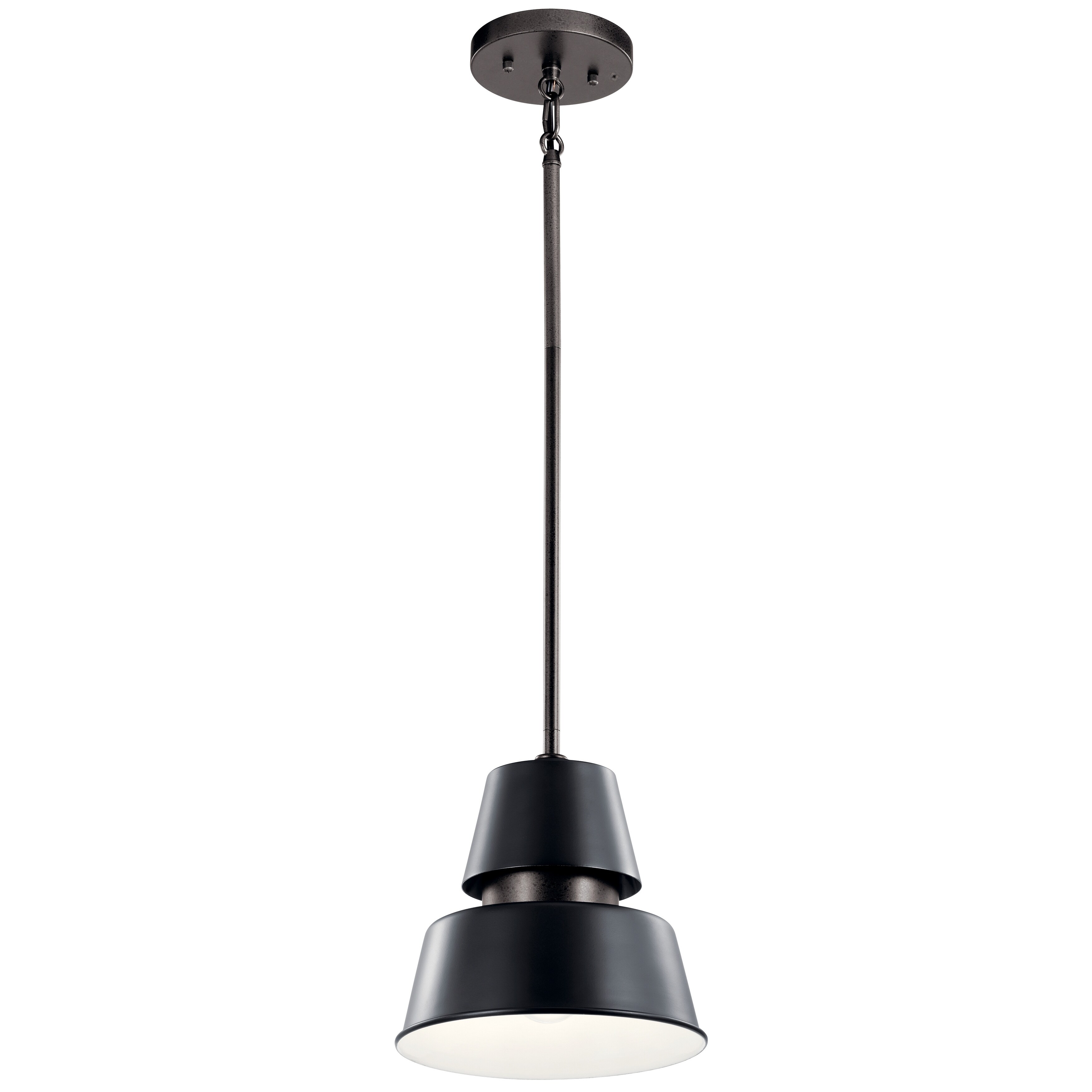 Kichler Lighting Lozano 1-Light Outdoor Pendant Black - Mycitystee