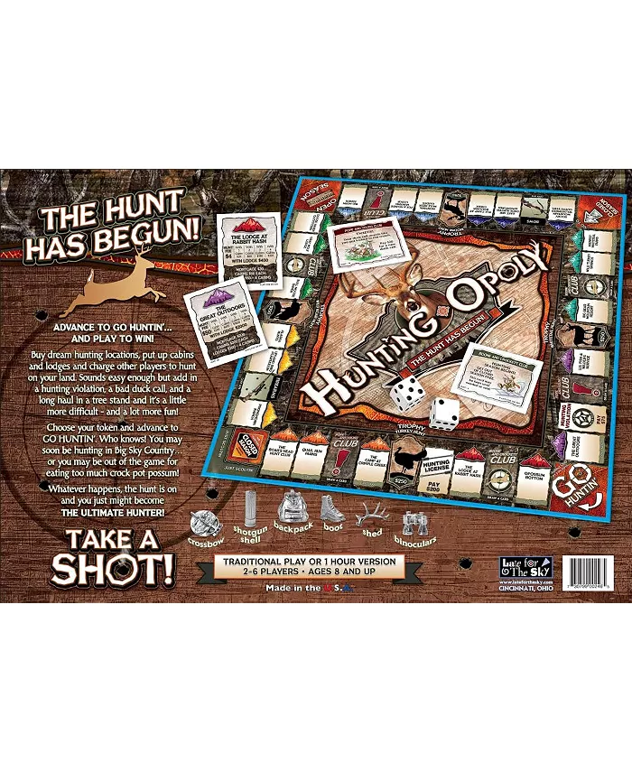 MasterPieces Puzzles Huntingopoly Board Game - Mycitystee