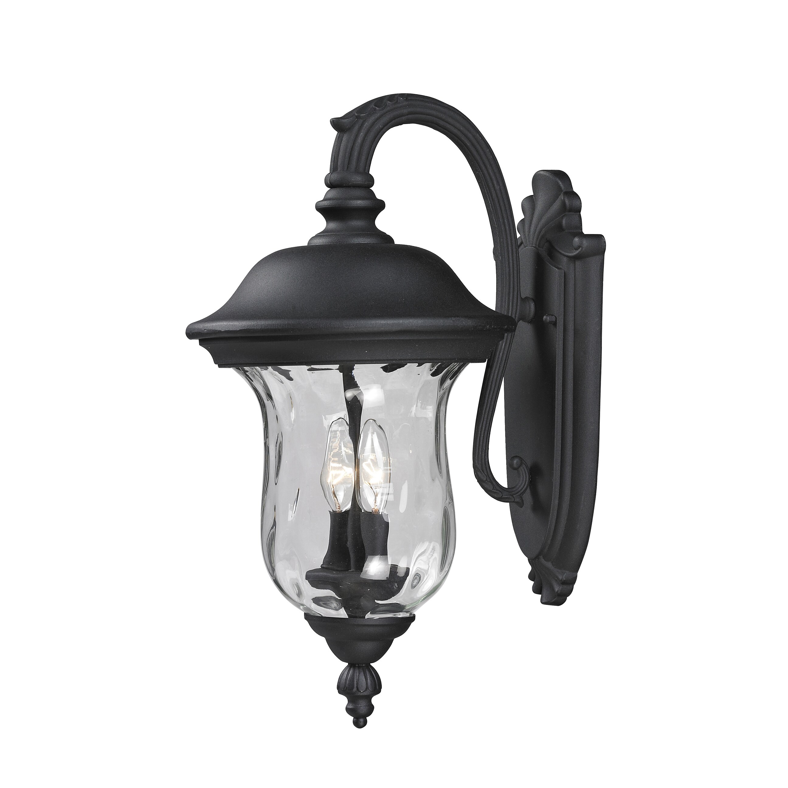Armstrong 2-light Black Outdoor Wall Light Shopping - The Best Deals on Outdoor Wall Lanterns | 15277740 - Mycitystee