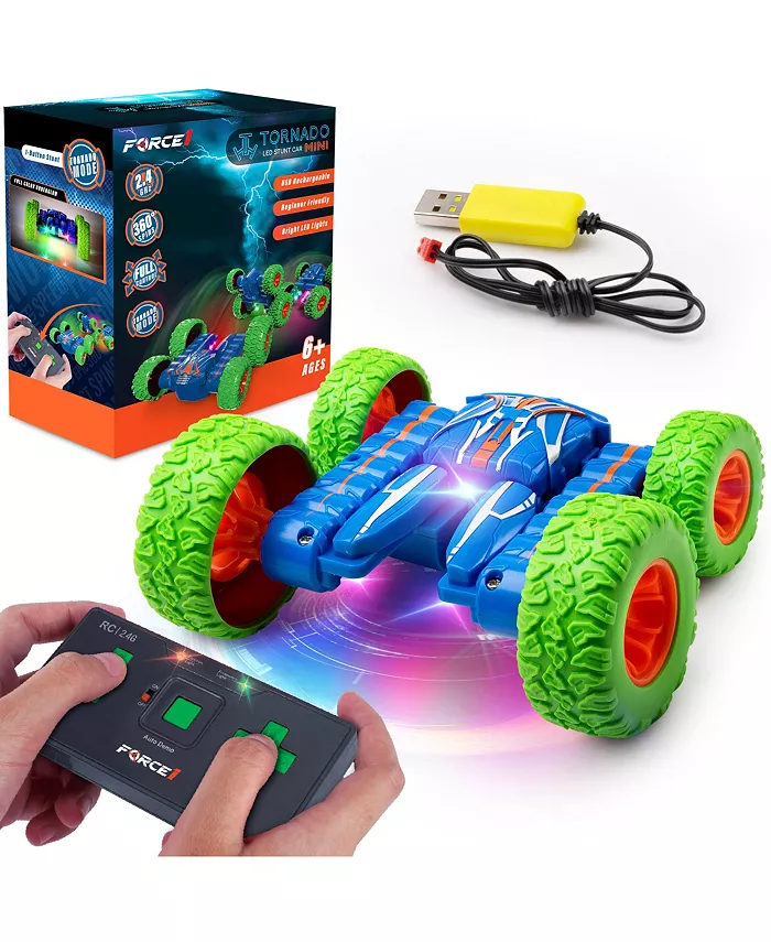 Force1 Mini Tornado LED Remote Control Car for Kids - Mycitystee