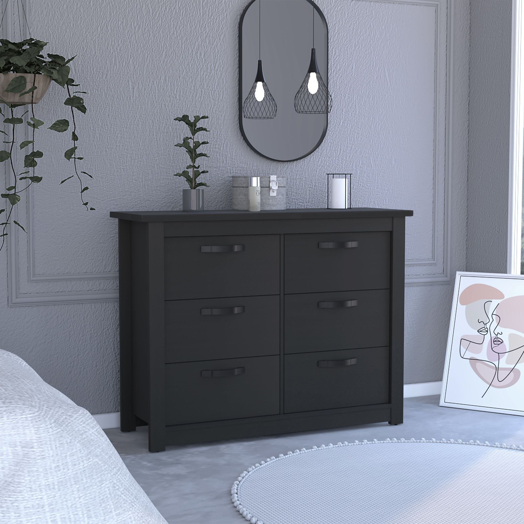 Boahaus Pearl Dresser (Black) - - 36266537 - Mycitystee