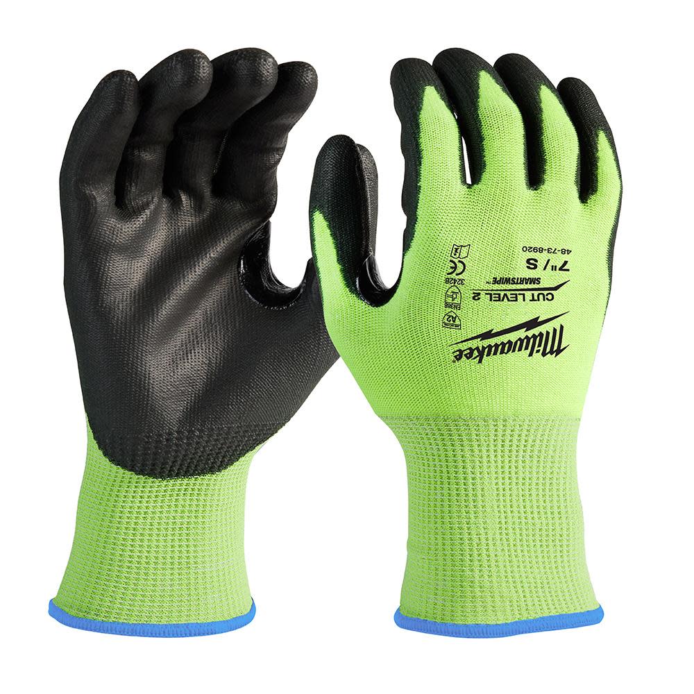 12 Pk High Visibility Cut Level 2 Polyurethane DippedS - Mycitystee