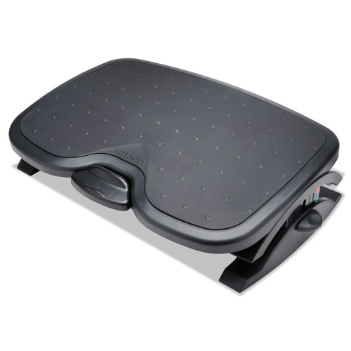 Kensington SoleMate Plus Adjustable Footrest with SmartFit System， 21.9w x 3.7d x 14.2h， Black (52789) - Mycitystee