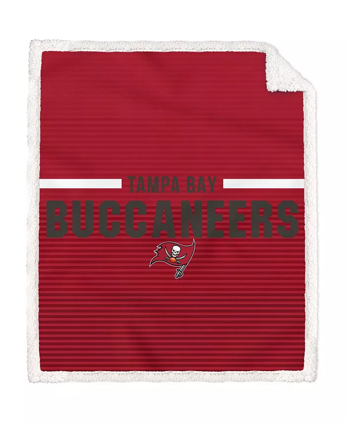 Pegasus Home Fashions Tampa Bay Buccaneers 60'' x 70'' Silk Touch Sherpa Throw Blanket - Mycitystee