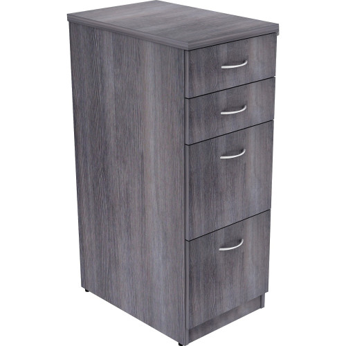 Lorell Relevance Series Charcoal Laminate Office Furniture Storage Cabinet - 4-Drawer (16211) - Mycitystee