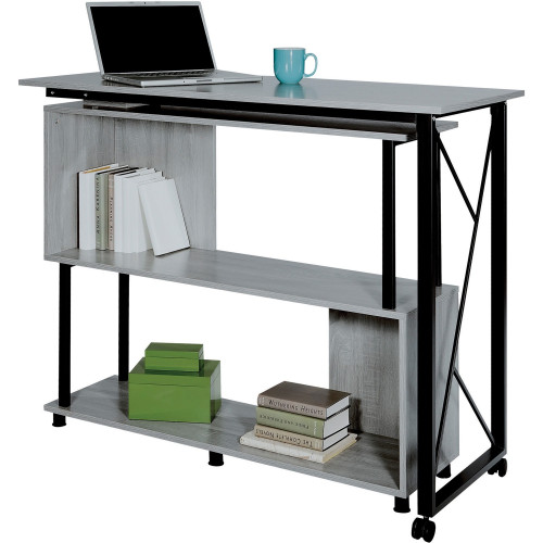 Safco Mood Rotating Worksurface Standing Desk - Box 2 of 2 (1904GRKDB) - Mycitystee