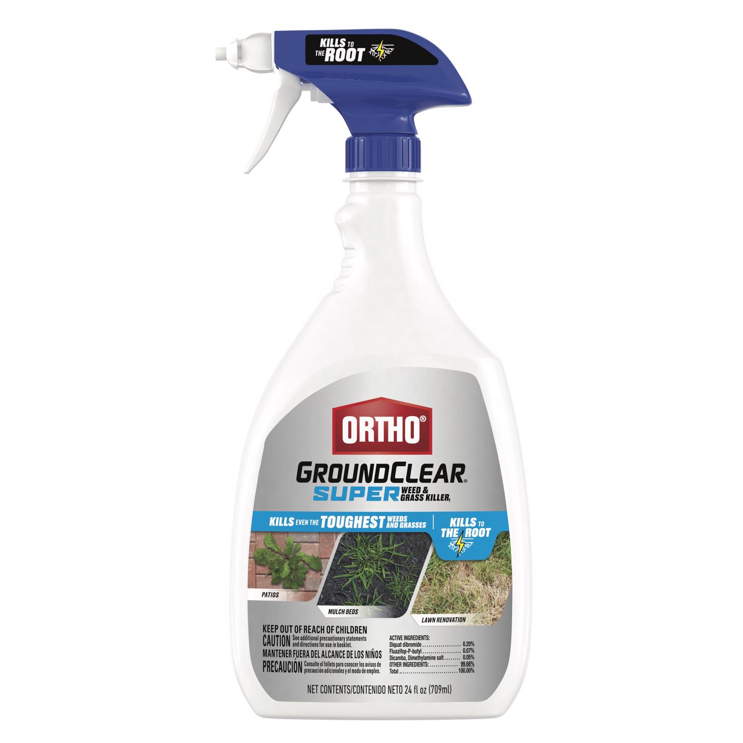 Ortho GroundClear Weed and Grass Killer RTU Liquid 24 oz - Mycitystee
