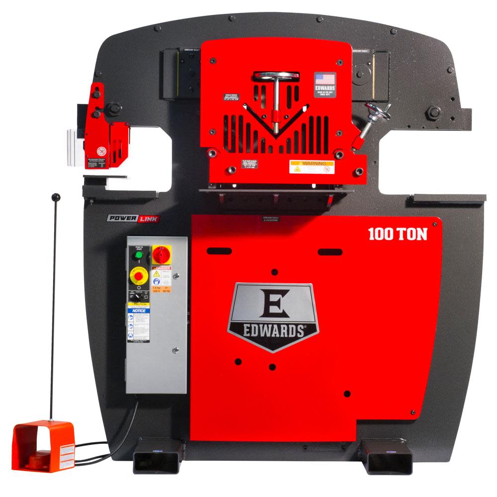 100 Ton Ironworker 3 Phase, 230v with PowerLink System - Mycitystee