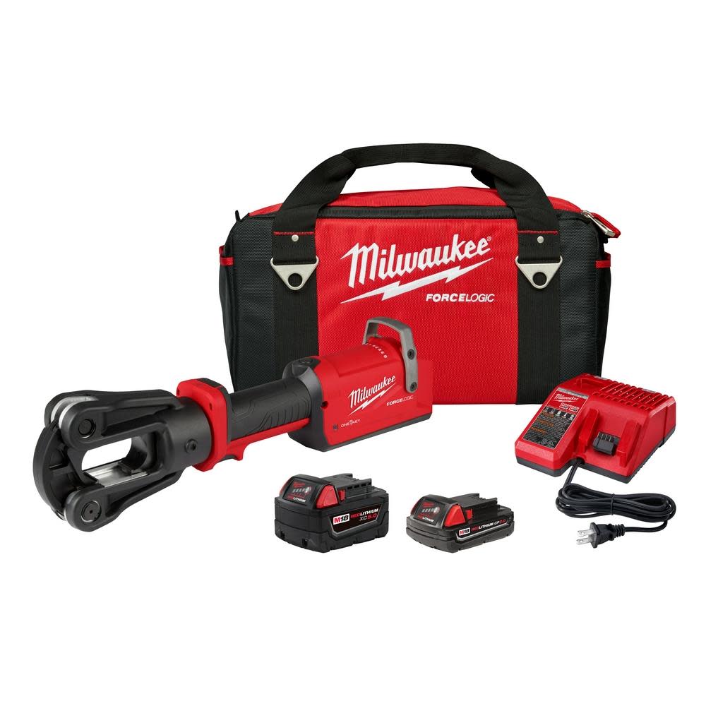 Milwaukee M18 FORCE LOGIC 12T Latched Linear Crimper Kit 2878-22 from Milwaukee - Mycitystee